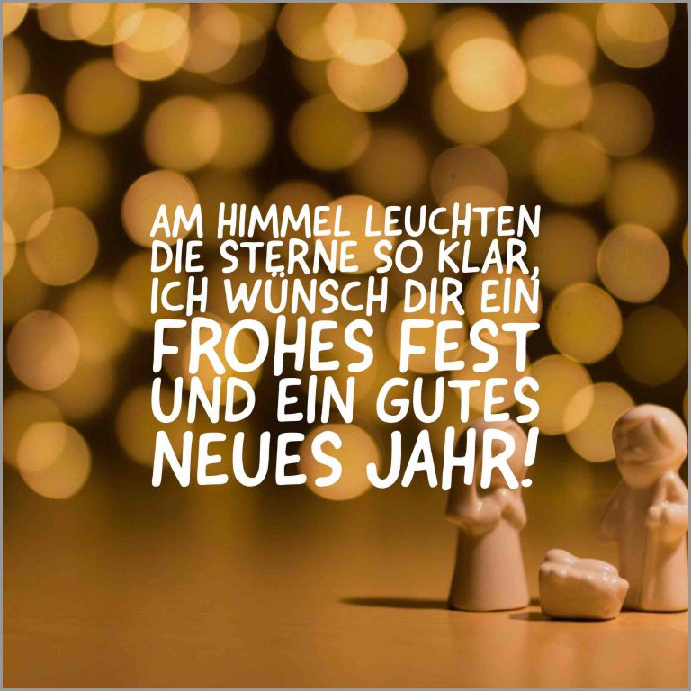 Am himmel leuchten die sterne so klar ich wuensch dir ein frohes fest und ein gutes neues jahr