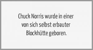Chuck norris wurde in einer von sich selbst erbauter blockhuette geboren 300x161 - Die schwerste aller sprachen ist scheinbar klartext