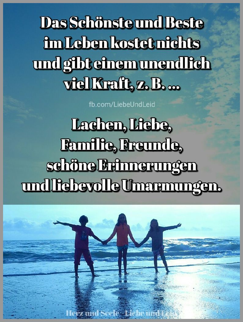 Das schoenste und beste im leben kostet nichts Bilder und Sprüche