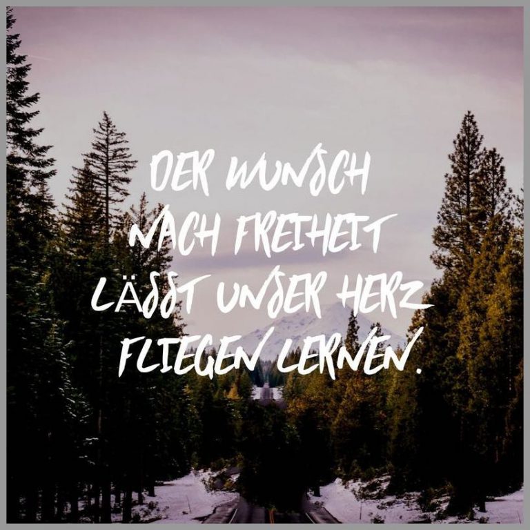 Der wunsch nach freiheit laesst unser herz fliegen lernen