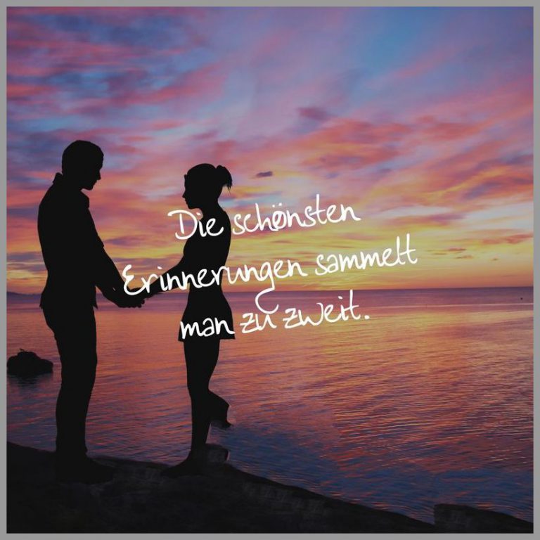 Die schoensten erinnerungen sammelt man zu zweit