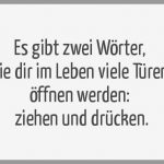 Es gibt zwei woerter die dir im leben viele tueren oeffnen werden ziehen und druecken 150x150 - Harte arbeit und disziplin schlaegt talent