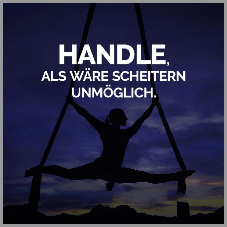 Handle als waere scheitern unmoeglich