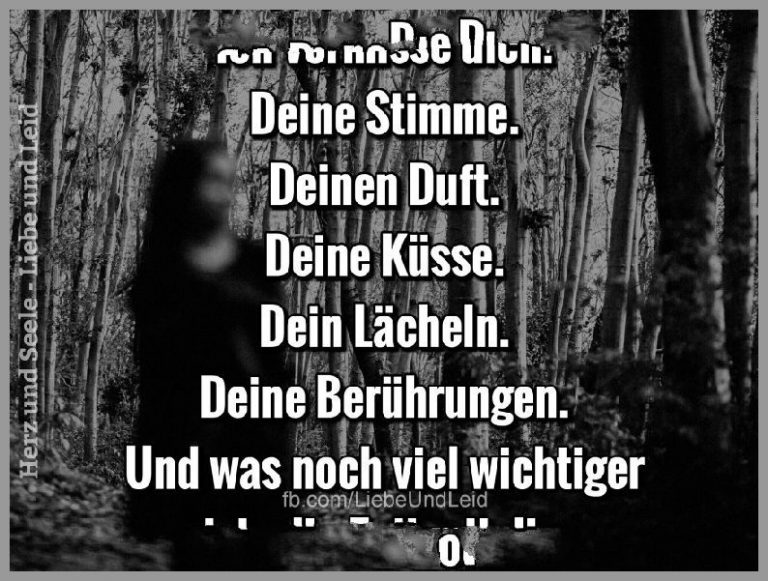 Ich vermisse dich deine stimme