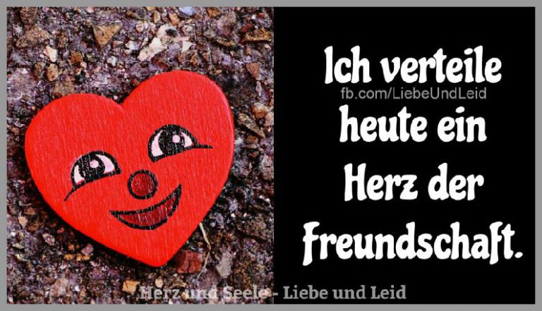 Ich verteile heute ein herz