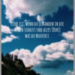 Liebe ist wenn du jemanden in den augen schaust und alles siehst was du brauchst 150x150 - Liebe geht durch den magen und mir ist schlecht