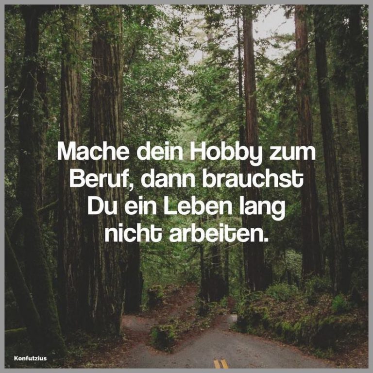 Mache dein hobby zum beruf dann brauchst du ein leben lang nicht arbeiten