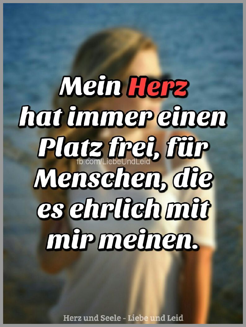 Mein herz hat immer einen platz frei Bilder und Sprüche