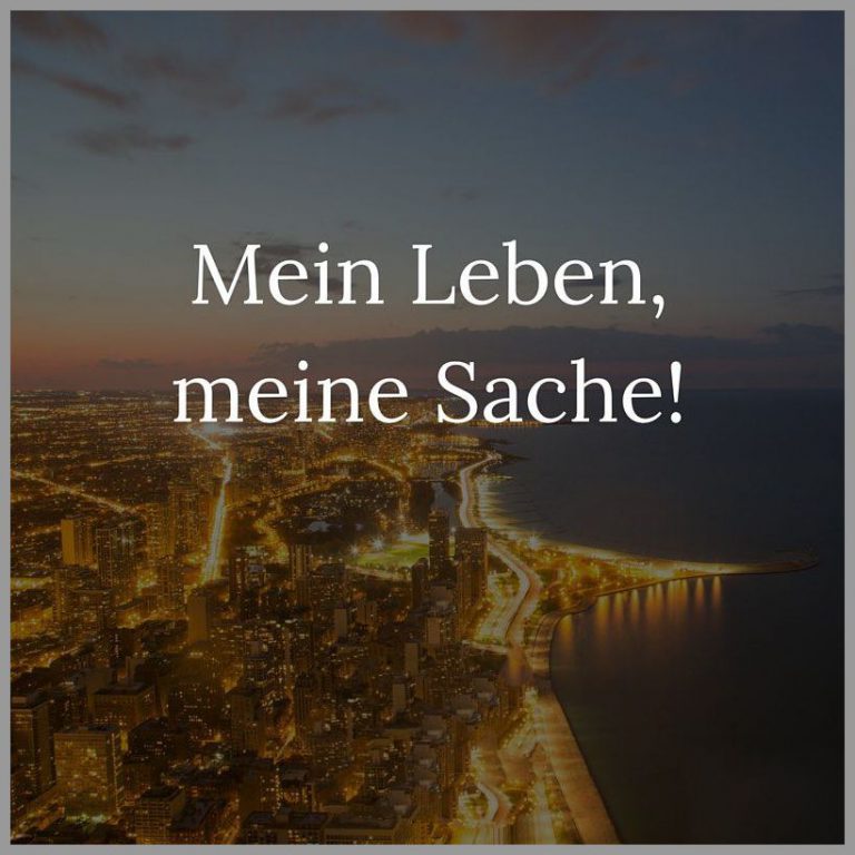Mein leben meine sache