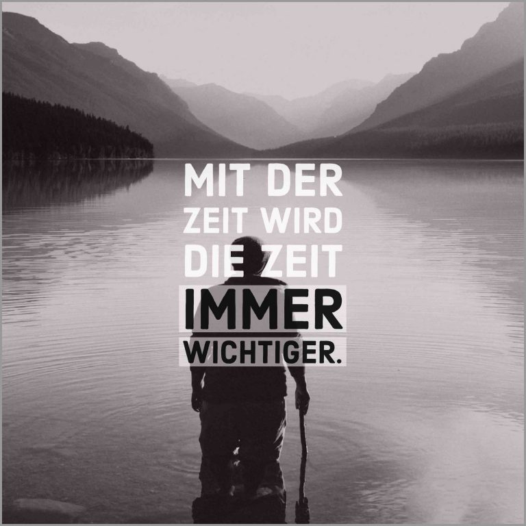 Mit der zeit wird die zeit immer wichtiger