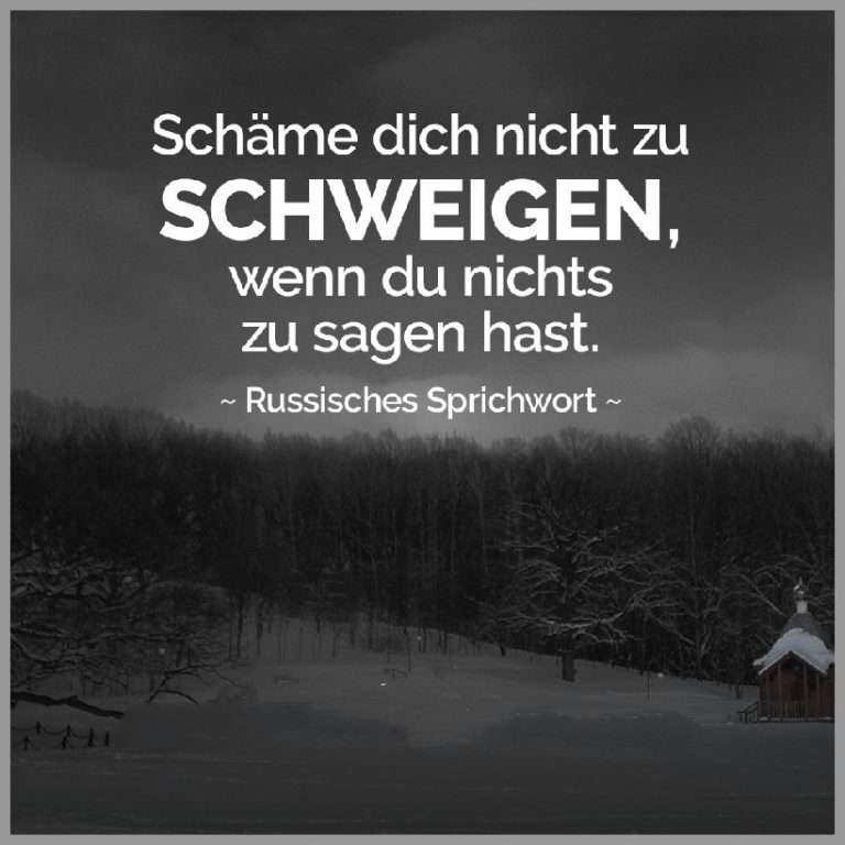 Schaeme dich nicht zu schweigen wenn du nichts zu sagen hast 1