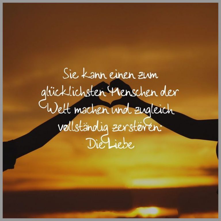 Sie kann einen zum gluecklichsten menschen der welt machen und zugleich