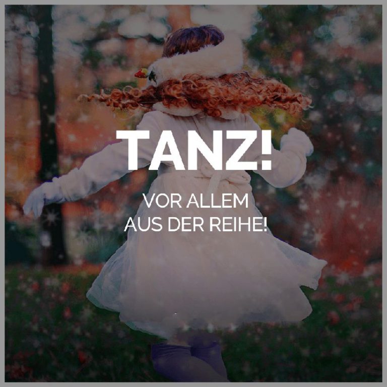 Tanz vor allem aus der reihe 1
