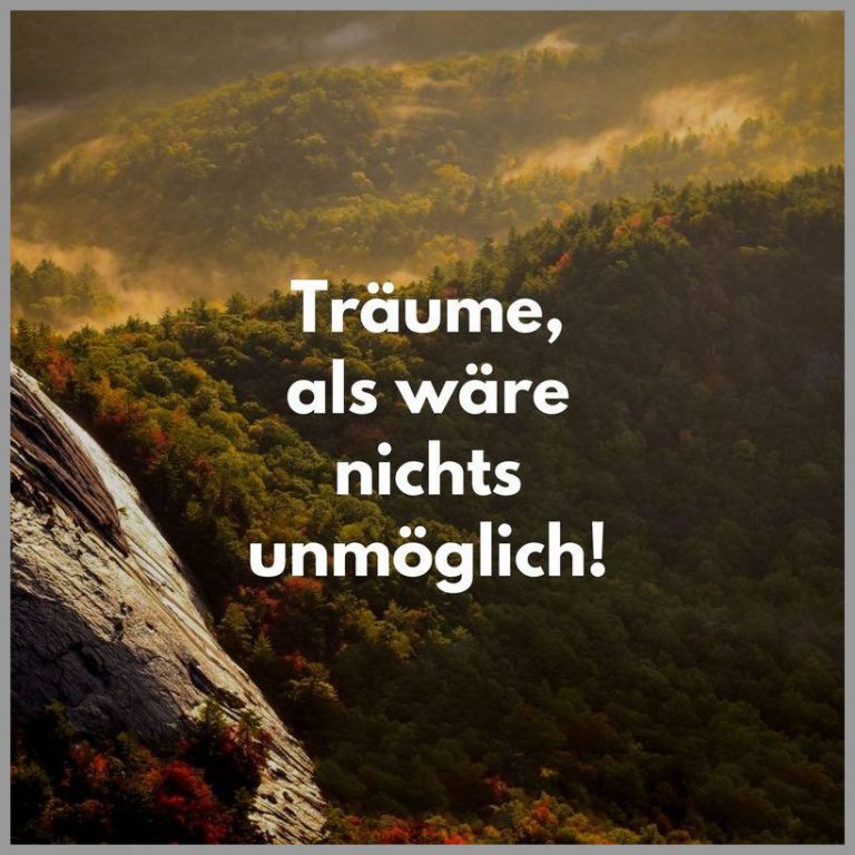 Traeume als waere nichts unmoeglich