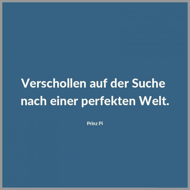 Verschollen auf der suche nach einer perfekten welt