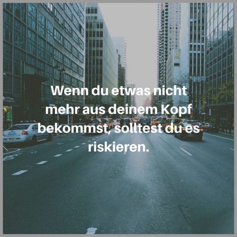 Wenn du etwas nicht mehr aus deinem kopf bekommst solltest du es