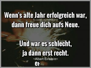 Wenns alte jahr erfolgreich war