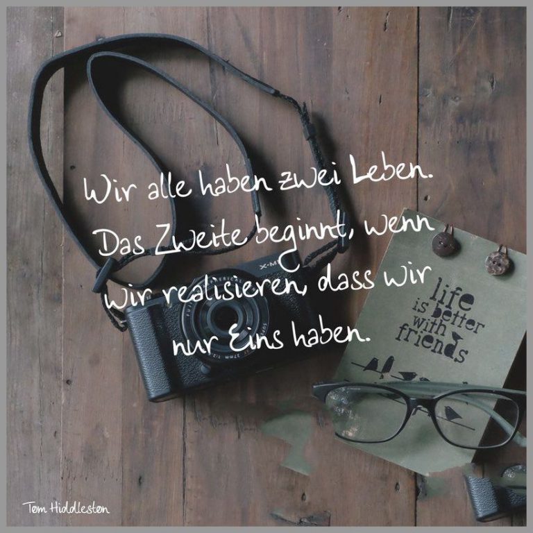 Wir alle haben zwei leben das zweite beginnt wenn wir realisieren dass wir nur eins haben