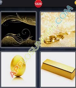 4 bilder 1 wort level 1223 lösung GOLD
