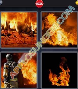 Bild von 4 bilder 1 wort level 1535 lösung FLAMMEN