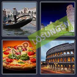Bild von 4 bilder 1 wort level 156 lösung ITALIEN