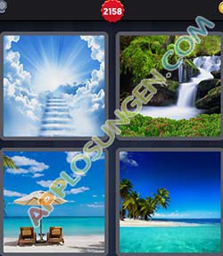 4 bilder 1 wort level 2158 lösung PARADIES