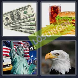 Bild von 4 bilder 1 wort level 365 lösung USA