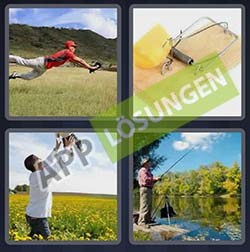 4 bilder 1 wort level 61 lösung FANGEN