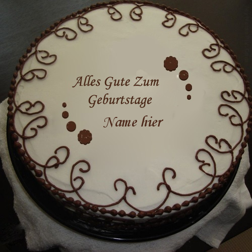 Geburtstagskuchen 10 1 - Grenzschokoladen Kuchen mit Namen