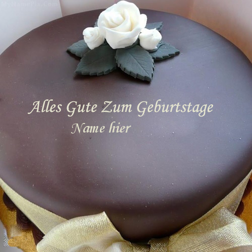 Geburtstagskuchen 36 - Schöner Schokoladenkuchen mit Namen