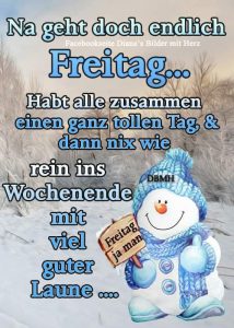 Schönen freitag gruß