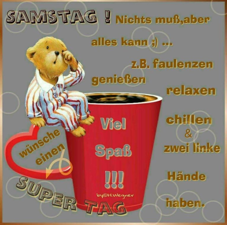 Dir einen schönen samstag
