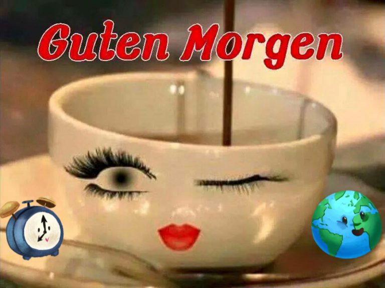 Einen guten morgen kuss