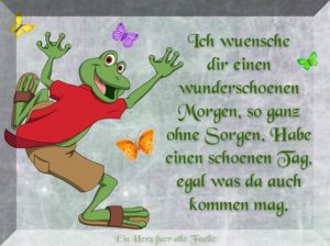 Guten morgen spruch lustig