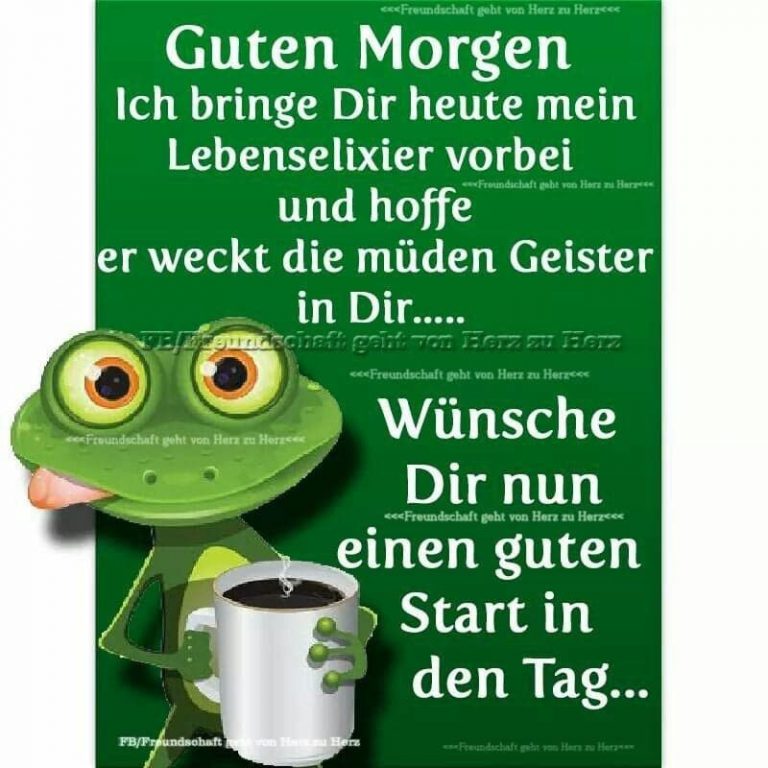 Guten morgen sätze