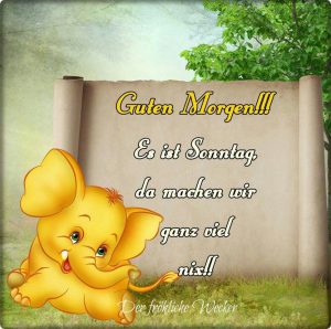 Lustig schönen sonntag bilder