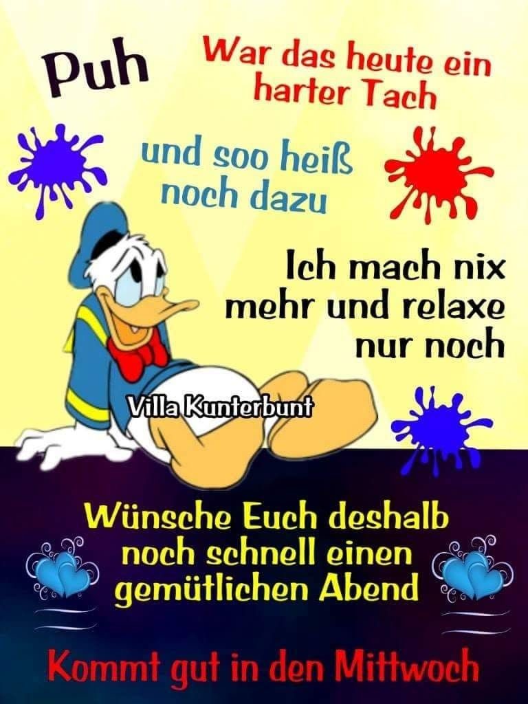 Mittwoch chillen lustig