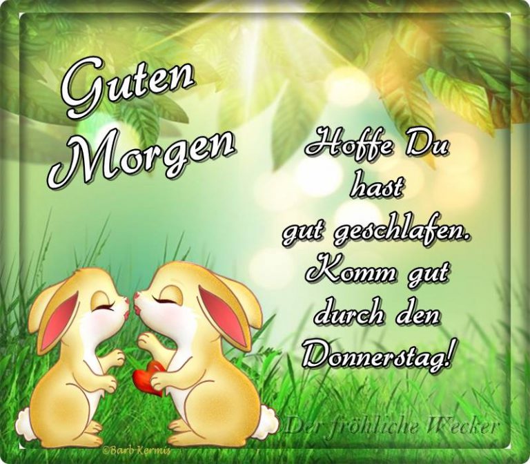 Schönen donnerstagabend noch