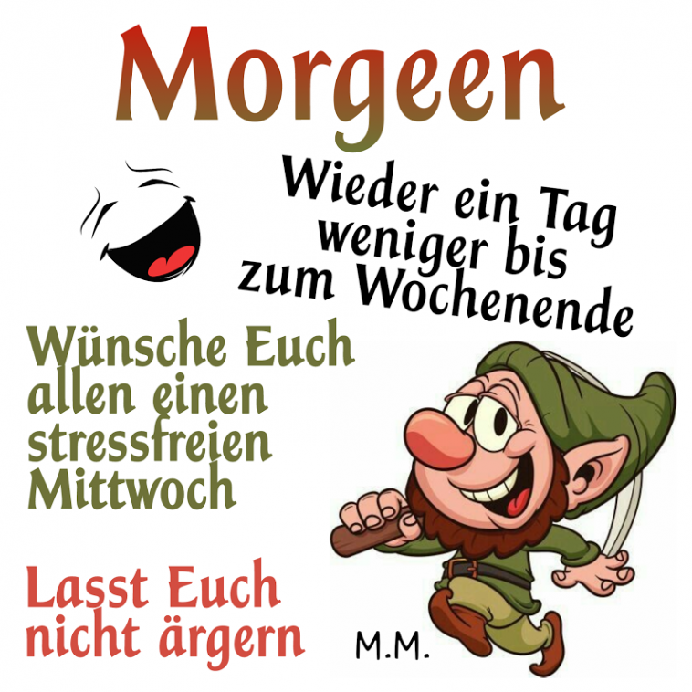 Endlich mittwoch lustig Bilder und Sprüche für Whatsapp und Facebook