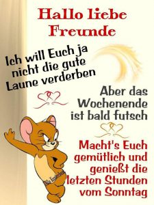 Sonntag bilder und sprüche