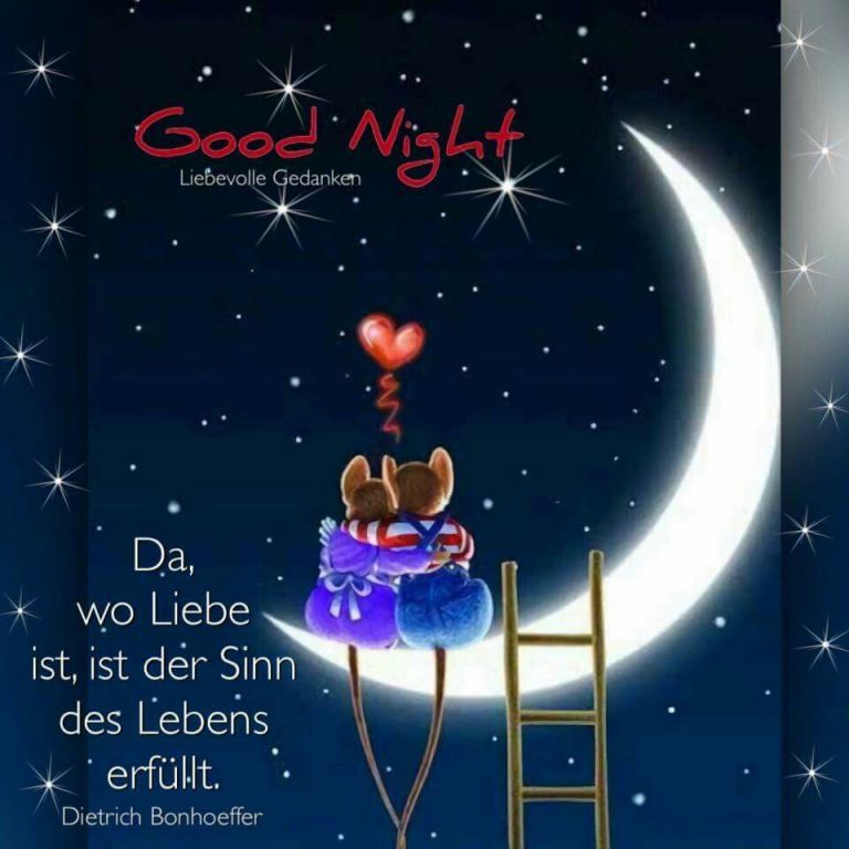 Cartoon gute nacht