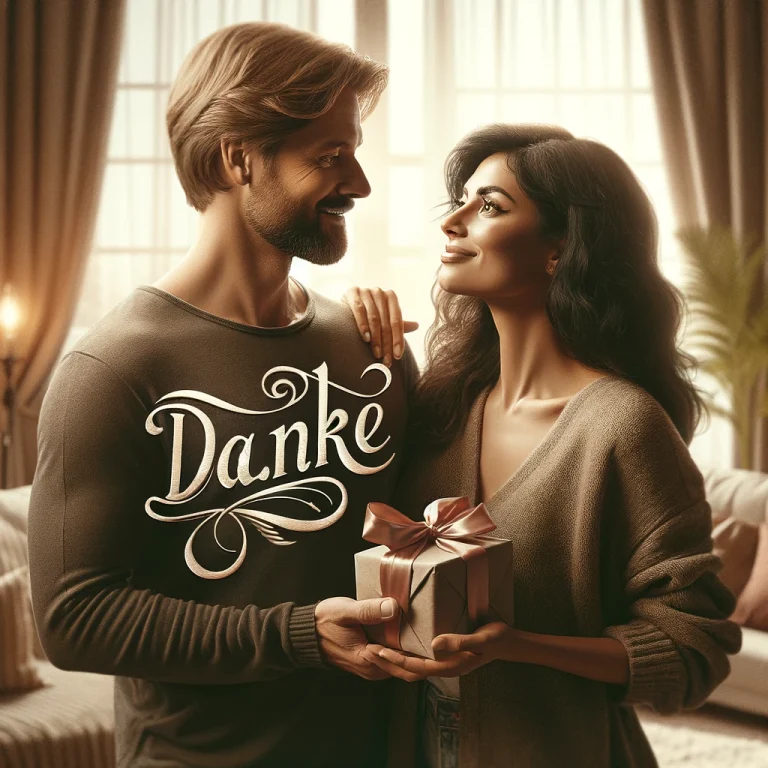 Ehemann danke sagen