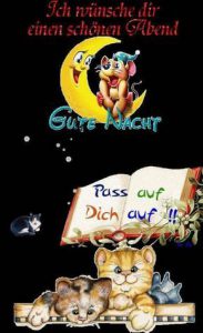 Einen gute nacht gruß