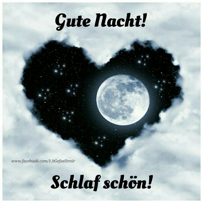 Ganz liebe gute nacht grüße Bilder und Sprüche