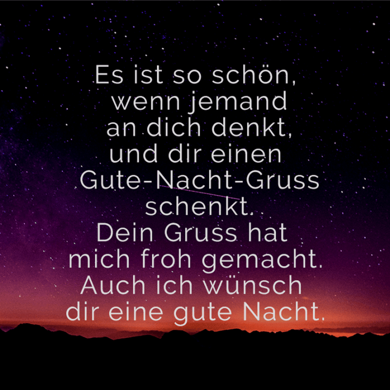 Grußkarten gute nacht