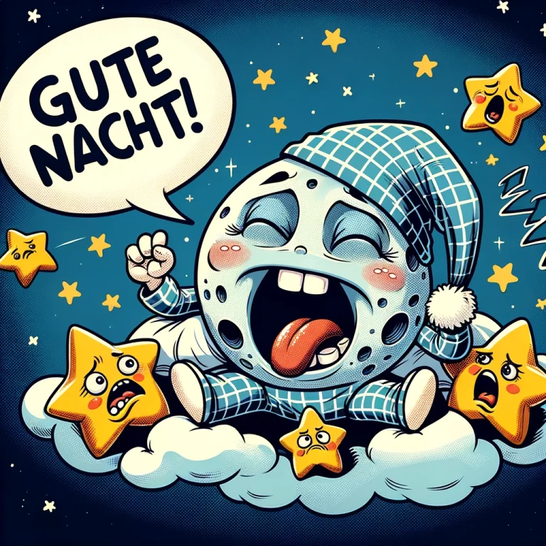 Gute Nacht Comic Lustig