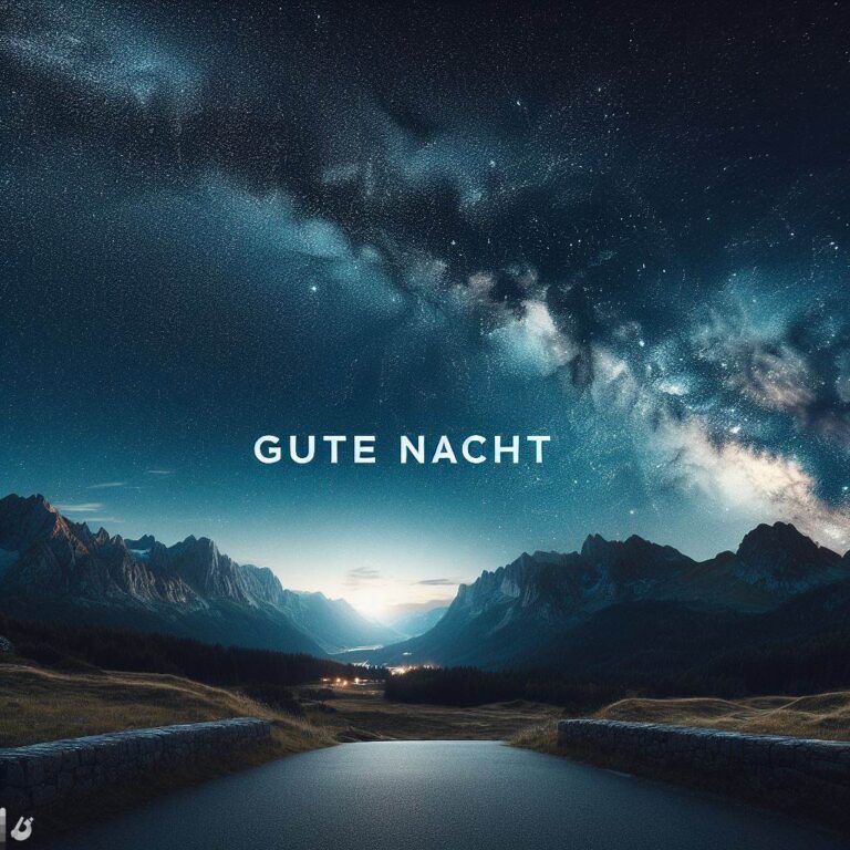 Gute Nacht Sternenhimmel