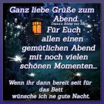 Guten abend sprüche für freunde Bilder und Sprüche
