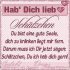 Ich hab dich lieb spruch Bilder und Sprüche