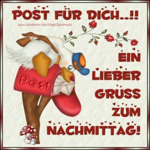 Schöne Grüße Nachmittags
